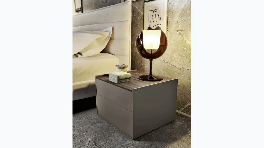 Comodino Spalla 10 Basic Grey di S75
