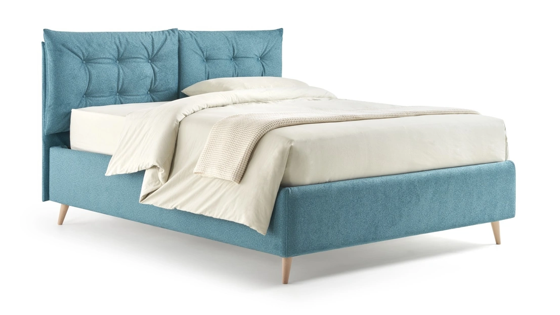 Letto imbottito Topazio di Hoppla