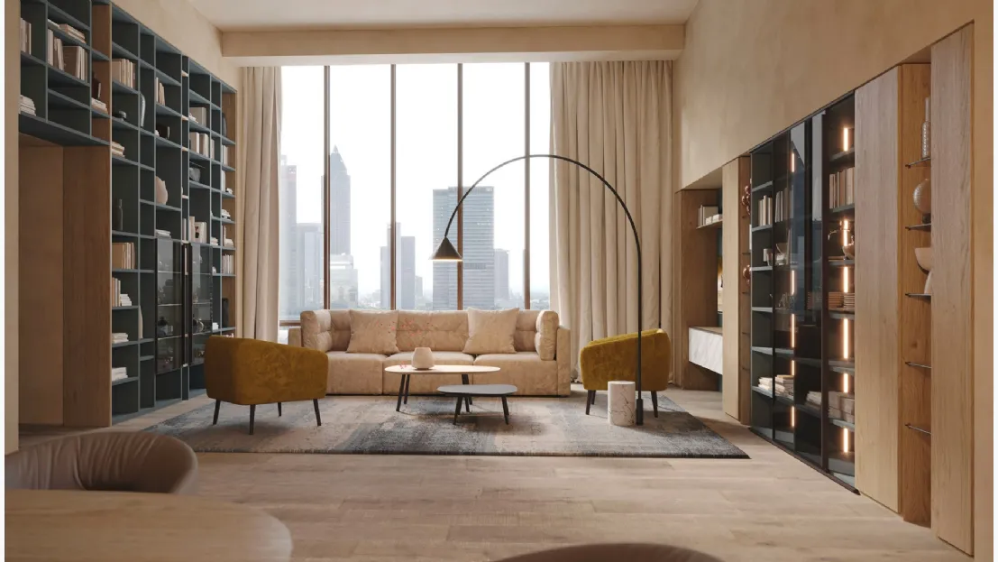 Libreria componibile LV701 di Giessegi