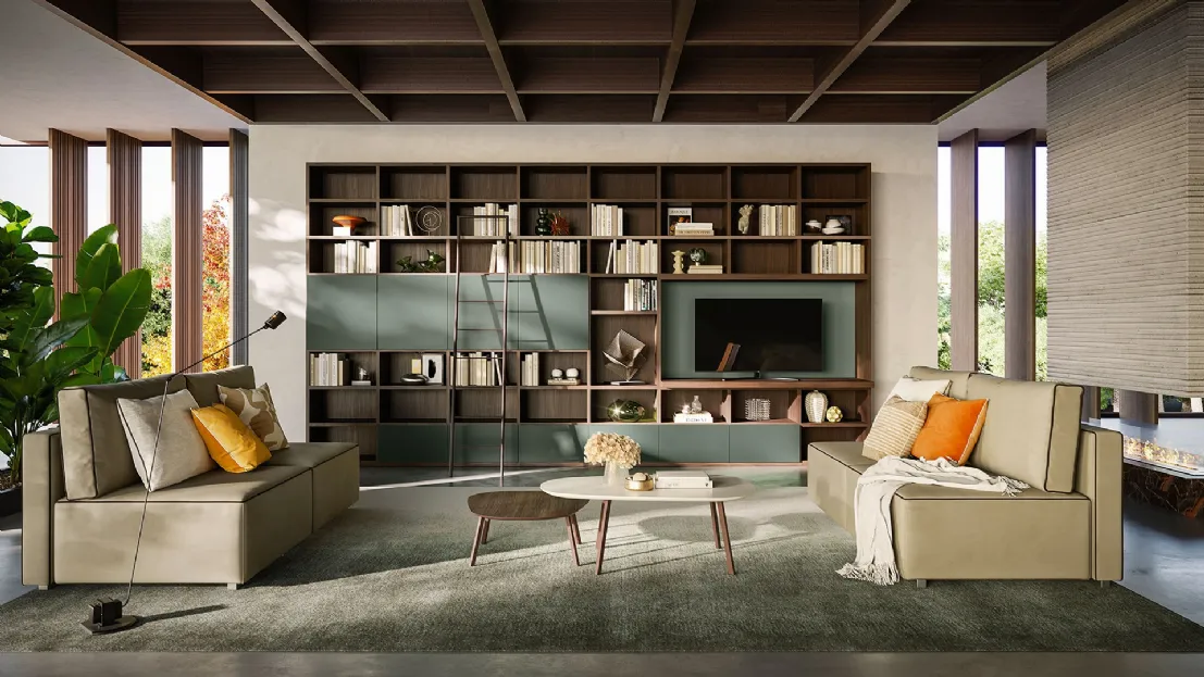 Libreria a muro LV710 di Giessegi