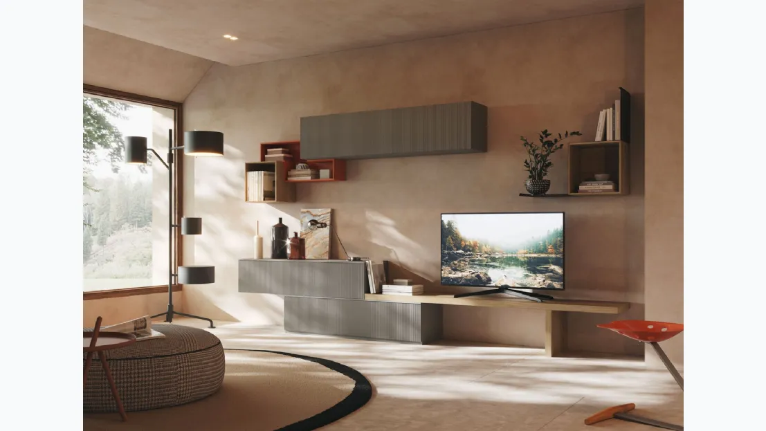 Parete Attrezzata Living LV713 di Giessegi