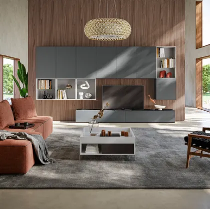 Parete Attrezzata Living LV727 di Giessegi