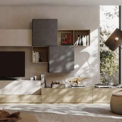 Parete Attrezzata Living LV729 di Giessegi