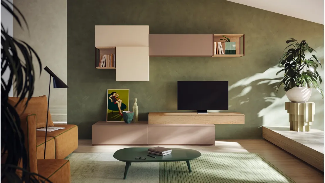 Parete Attrezzata Living LV735 di Giessegi