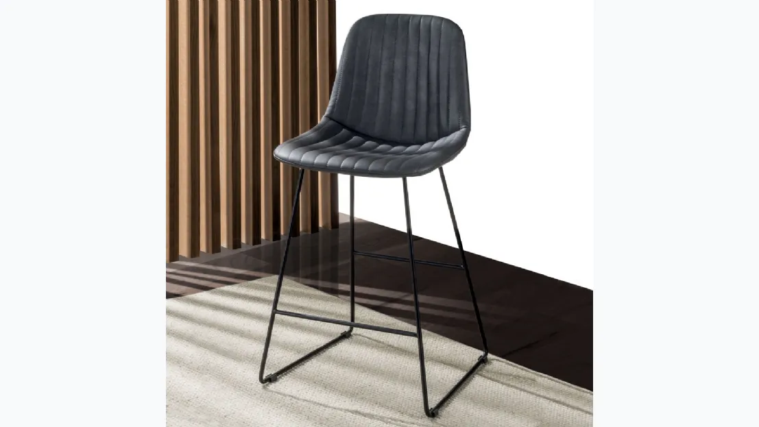 Sgabello Cinquecento Stool a slitta di La Seggiola