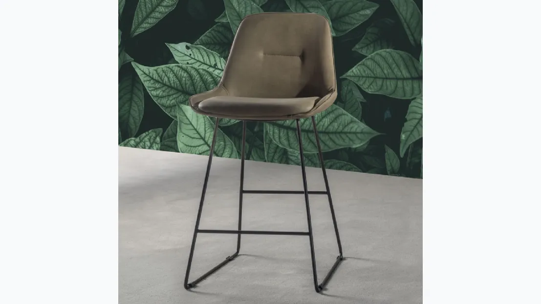 Sgabello Norway Stool a slitta di La Seggiola