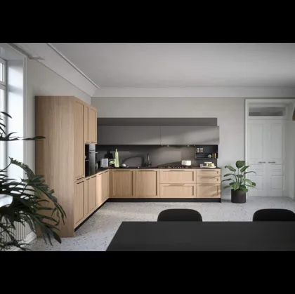 Cucina Moderna angolare Clio Composizione 01 di Prima Cucine