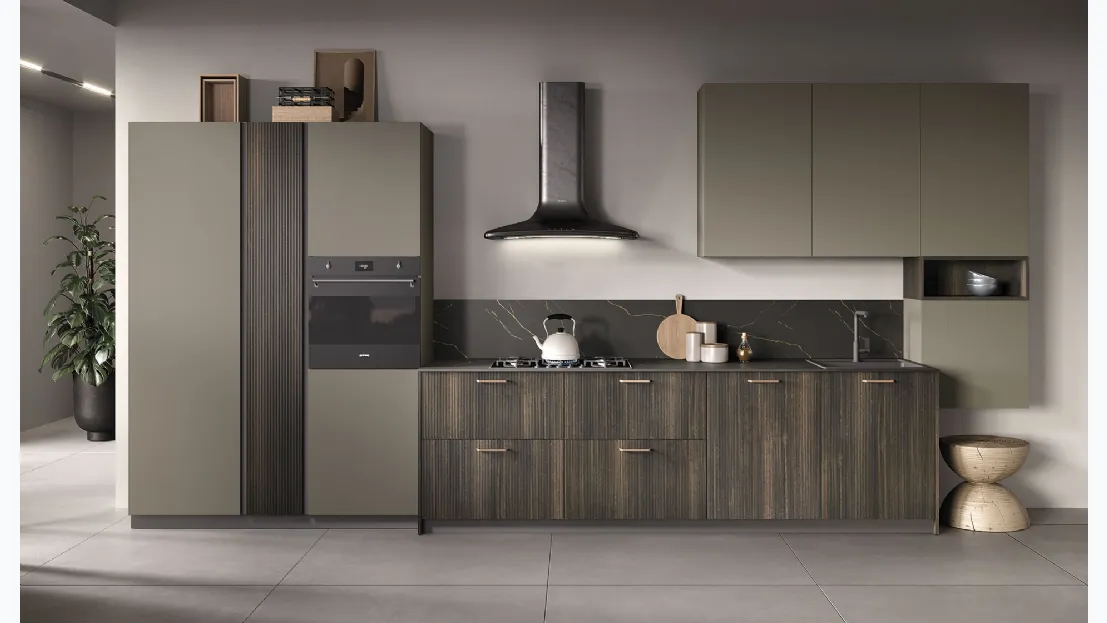Cucina Moderna lineare Just24 02 di Essebi