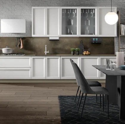 Cucina Moderna lineare Lea di Mobilturi