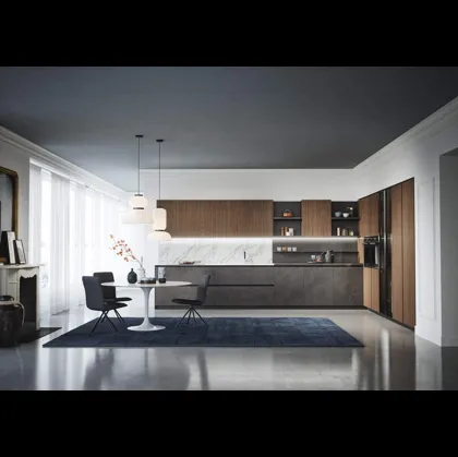 Cucina Moderna angolare Domino Composizione 05 di Prima Cucine
