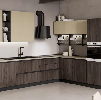 Cucina Moderna Sandy-03-Noce-e-Sabbia Net Cucine