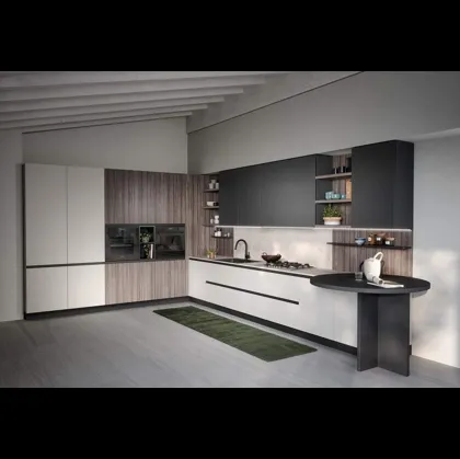 Cucina Moderna angolare Zoe Composizione 03 di Prima Cucine